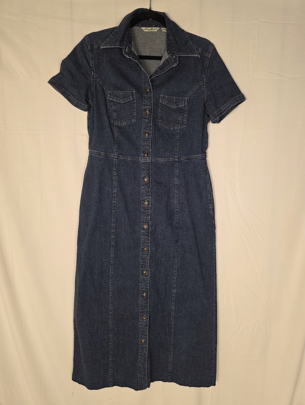 Eddie Bauer Blue Chambray Button-Down Shirt